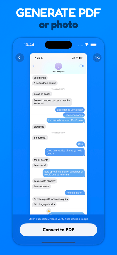 Messages and Chat Export PDF screenshot 4
