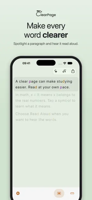 ClearPage: Dyslexia Reader screenshot 2
