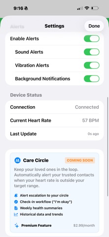 Heart Safe Alerts screenshot