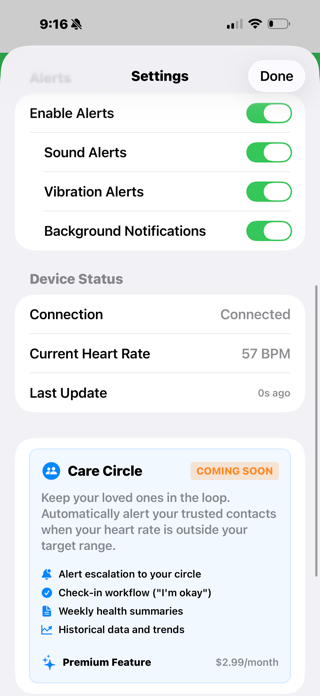Heart Safe Alerts Screenshot 6 of 6