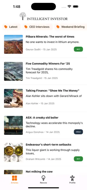 Intelligent Investor screenshot 4