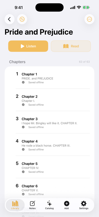 Lumen Reader: Audiobooks Screenshot 6 of 6