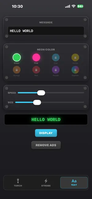Torch AB Strobe and Texts screenshot 2