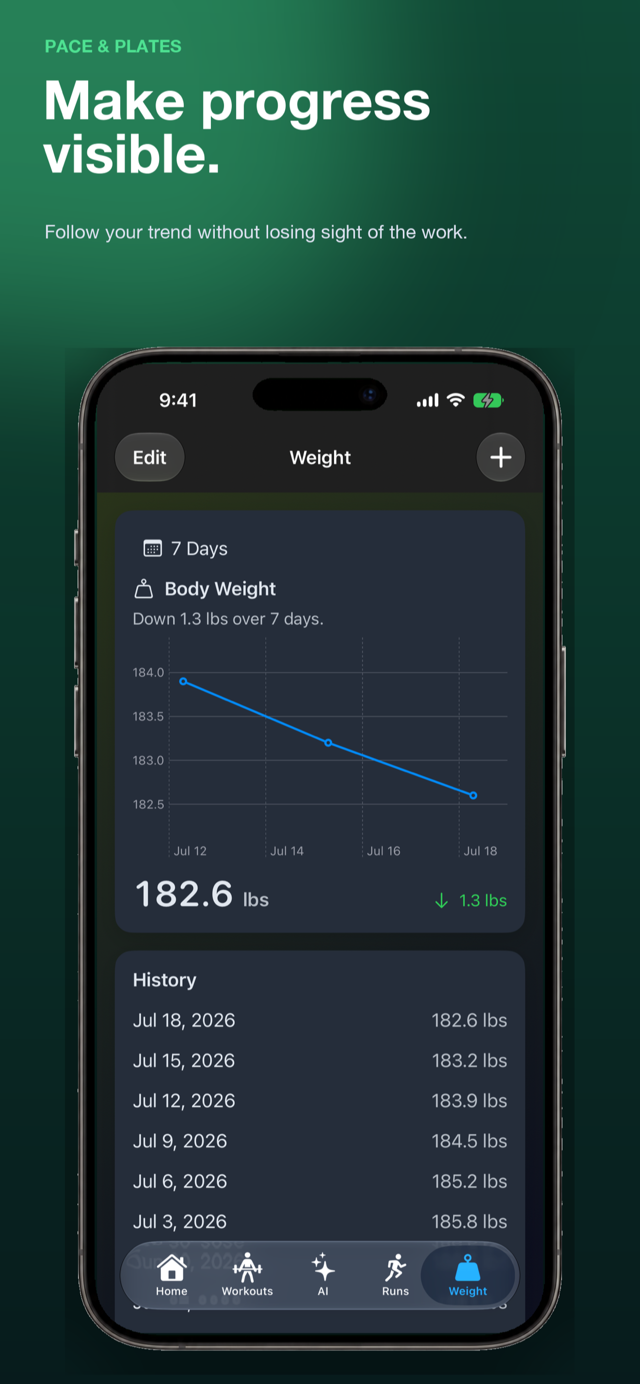 Pace & Plates screenshot 4