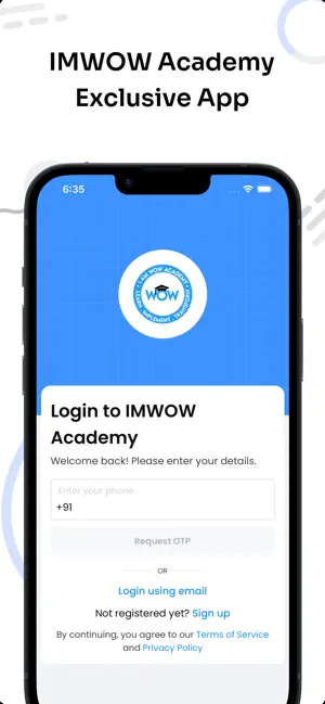 IMWOW ACADEMY screenshot 1