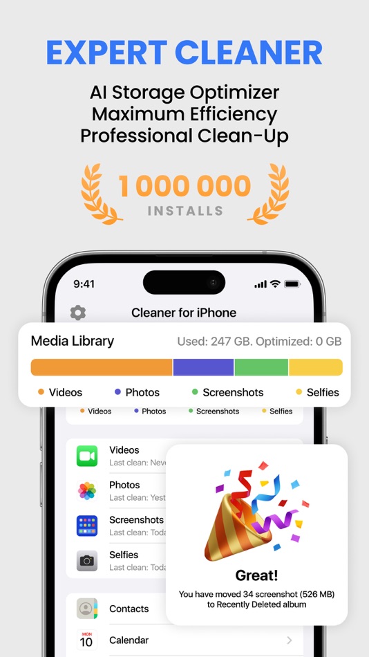 #1. AI Clean up Phone: Cleaner (iOS) 由: Roman Burov