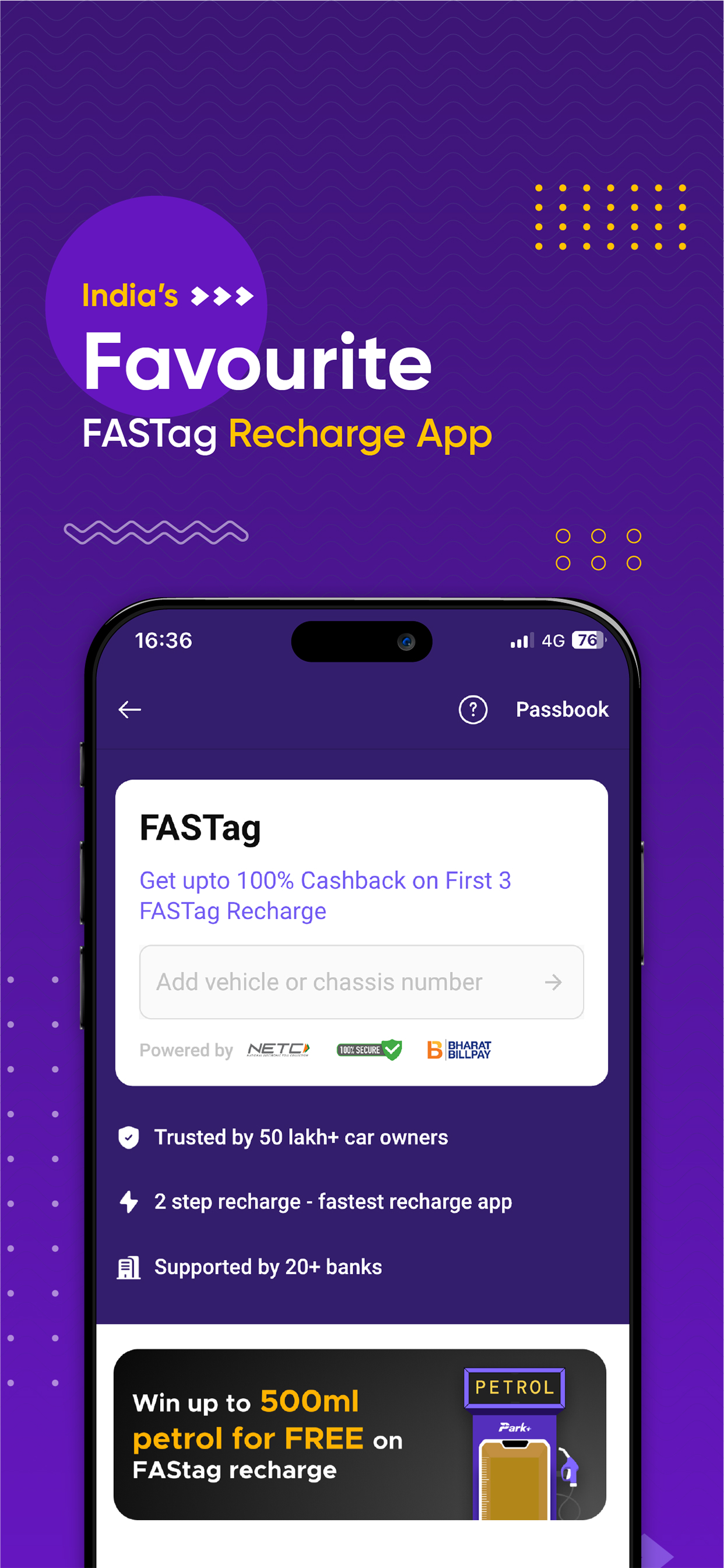 Park+ RTO | Parivahan | FASTag