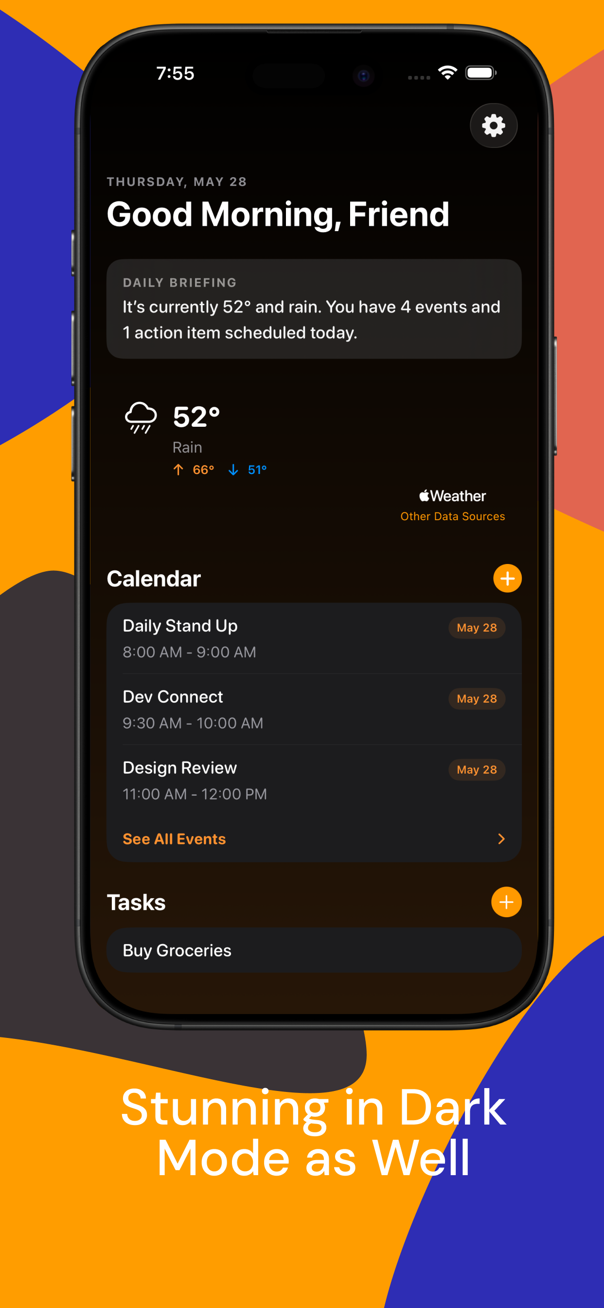 BriefDeck: Planner & Weather