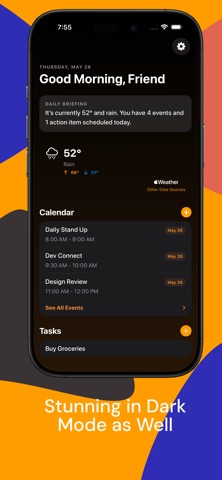 BriefDeck: Planner & Weather Screenshot 4 of 6