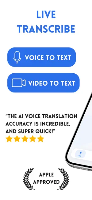 Live Transcribe Audio To Text screenshot 1
