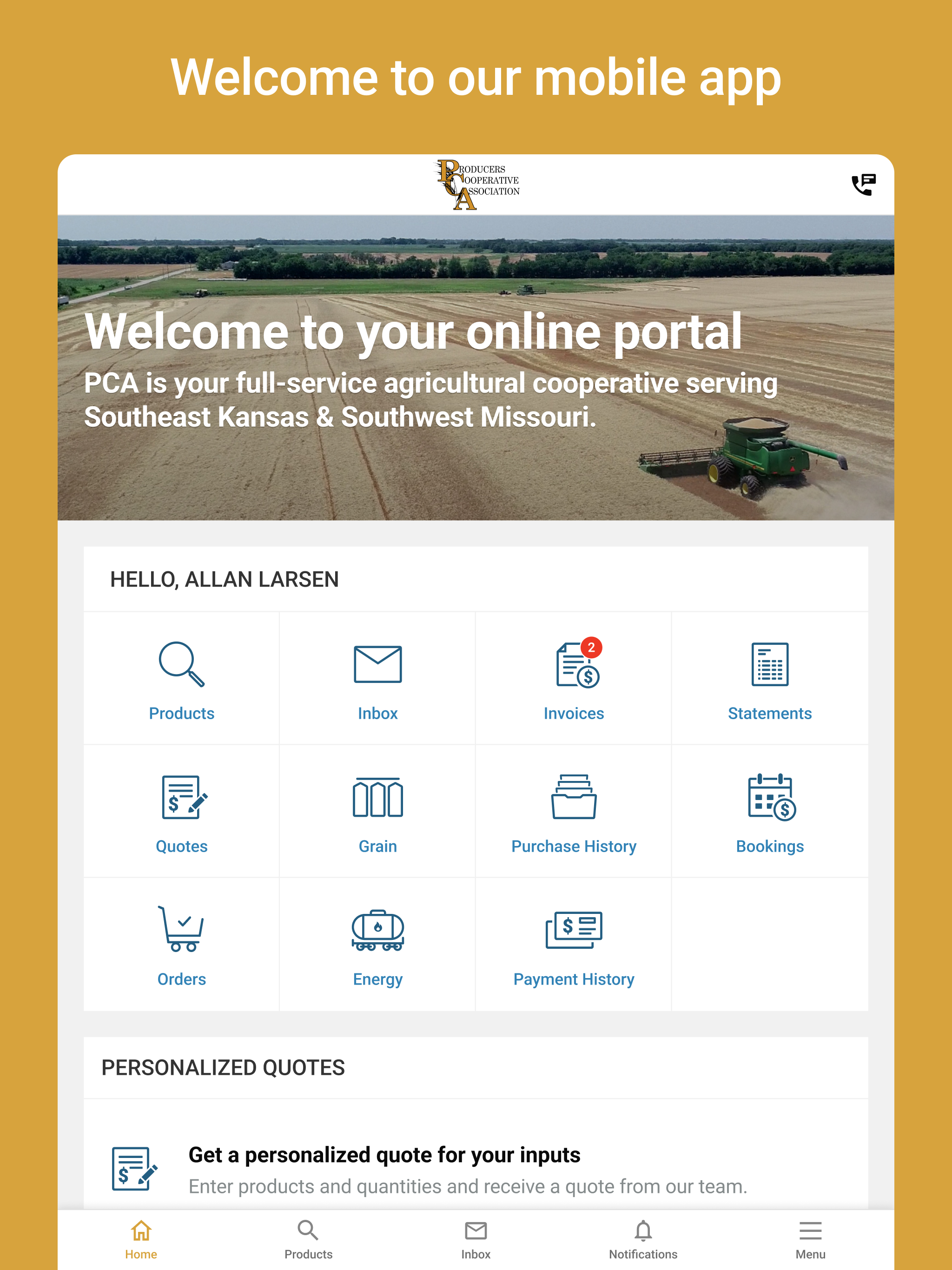 PCA Portal screenshot 6