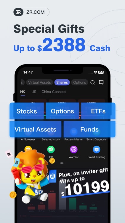 ZR: Stock, Crypto, Option, ETF