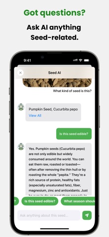 Seed Identifier: AI Photo Scan iPhone screenshot