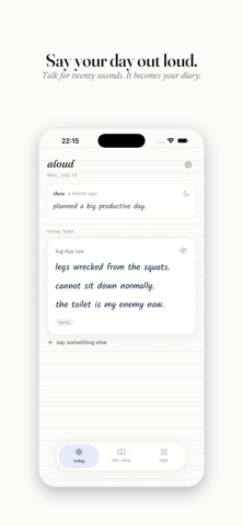 aloud journal Screenshot 1 of 6