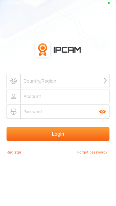 iCareCam app screenshot