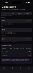 Nightlog: Milky Way Planner screenshot