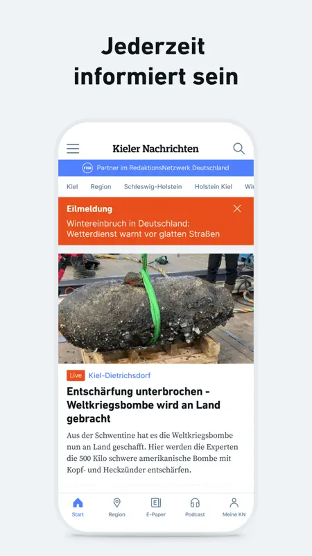 KN - Nachrichten und Podcast screenshot 2 of 10