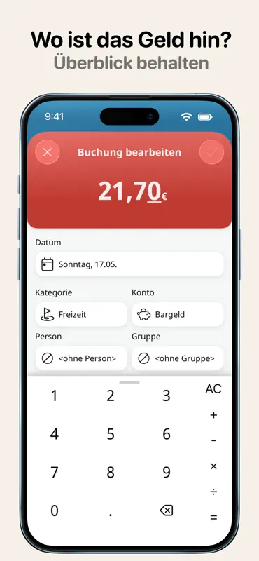 Haushaltsbuch MoneyControl screenshot 6 of 10