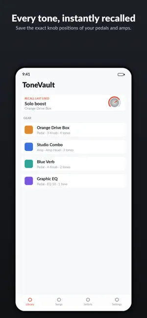 ToneVault - Tone Saver screenshot 3