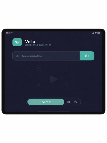 Vello - Private Media Manager iPad screenshot