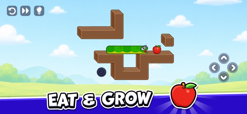 Snake Puzzle: Slither to Eat! screenshot 1