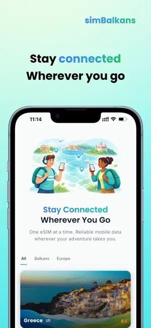 simBalkans: Travel eSIM screenshot 1