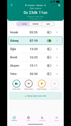 Namaz Vakti -Reklamsiz screenshot 4