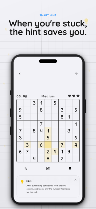 Sudoku - Hints & Logic Screenshot 2 of 5