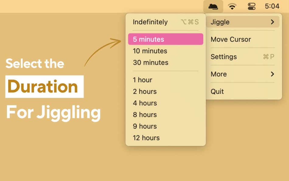 #2. Mouse Jiggler - Shake Cursor (macOS) 由: Clement Rousseau
