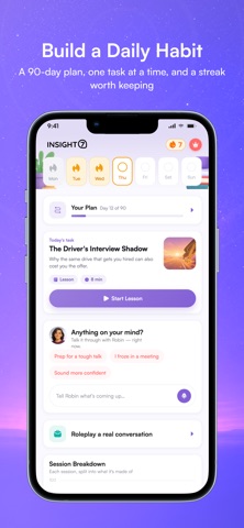 Insight7: AI Speaking Coach iPhone screenshot