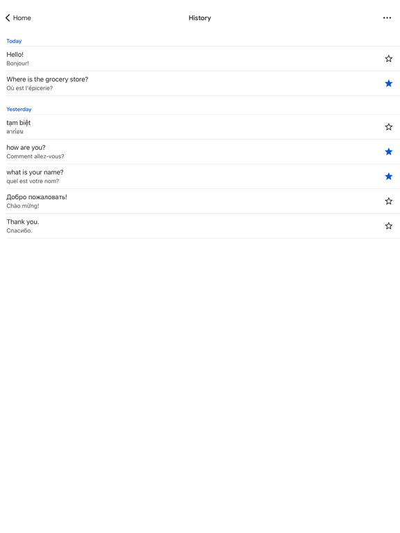 Google Translate iPad screenshot 5 - Reference app