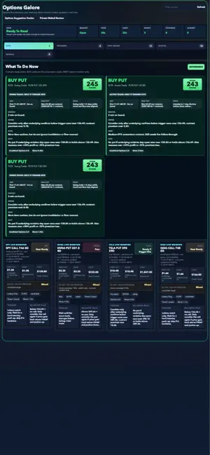 Options Galore screenshot 1