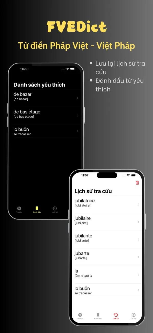 Screenshot #2 pour FVEDict - Từ Điển Pháp Việt