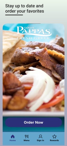 Louis Pappas Fresh Greek iPhone screenshot