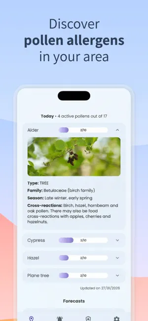 Pollen Count & Forecast screenshot 2