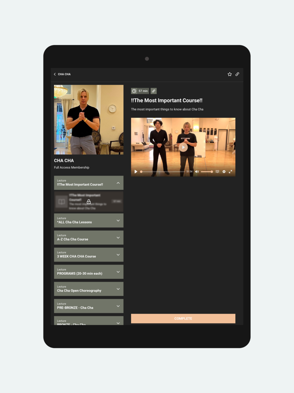 Dance With Oleg iPad screenshot 2 - Health & Fitness app