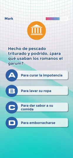 Captura de pantalla de Entrena Saber. El Quiz. en iPhone 1