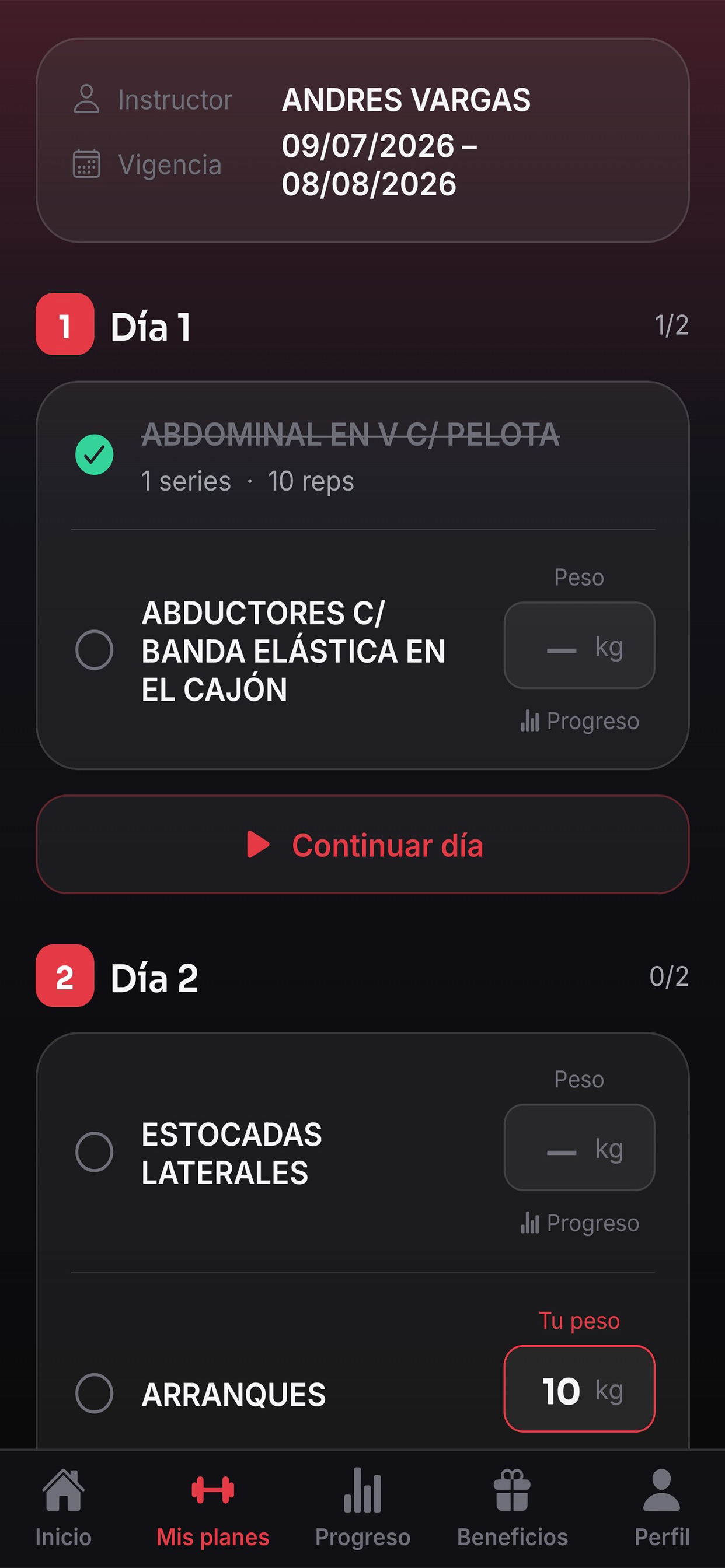 SKAYGYM screenshot 3
