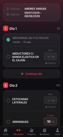 SKAYGYM iPhone screenshot 3