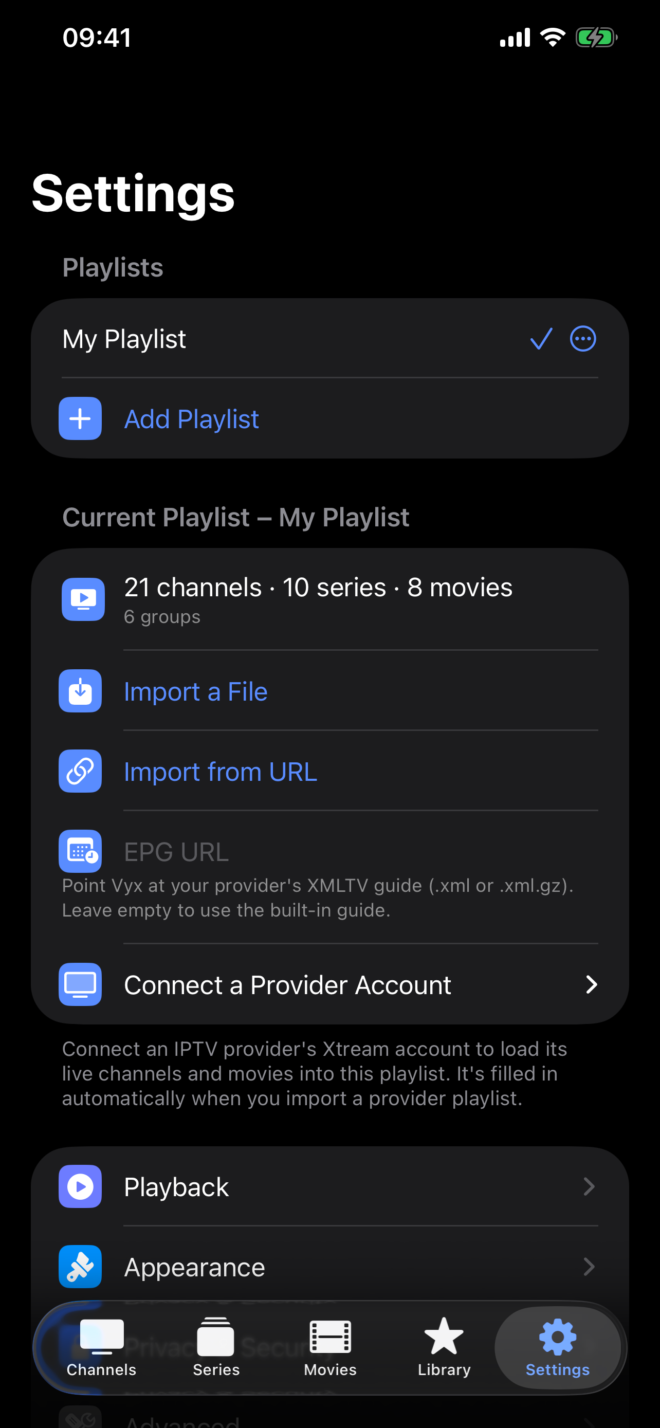 Vyx Player screenshot 9