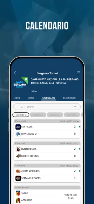 Bergamo Tornei screenshot 3