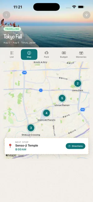 Roambook: Trip Planner screenshot 3