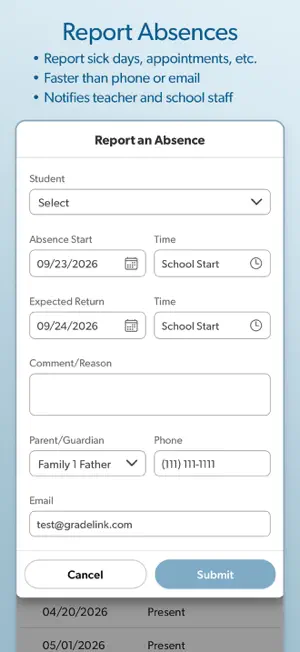 Gradelink Student/Parent App screenshot 3