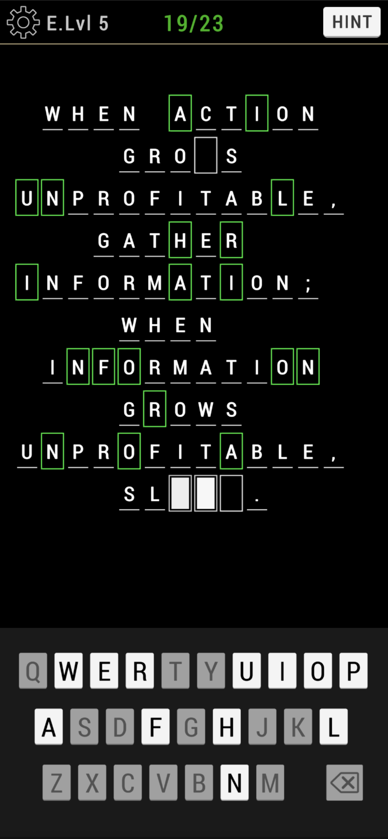 Cryptogram Cryptoquote Puzzle