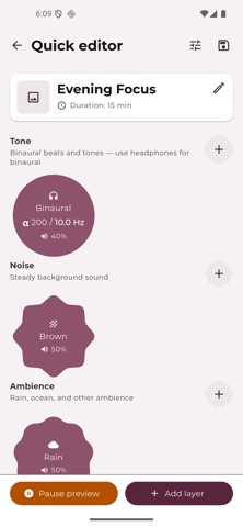 MindState: Focus Create Sleep iPhone screenshot