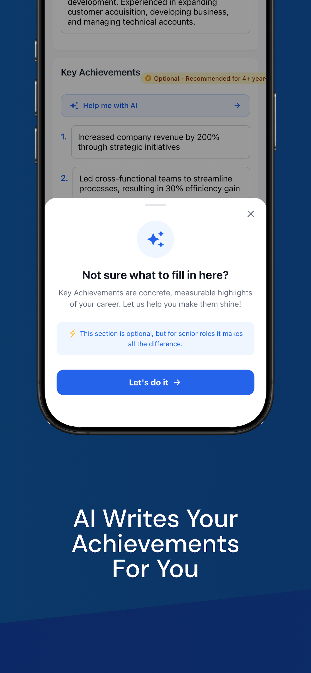Haired: AI Resume & CV Builder screenshot 5