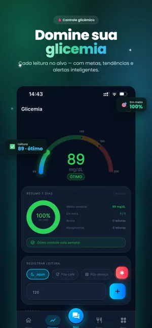 Noor: Glicemia & Pré-diabetes screenshot 2