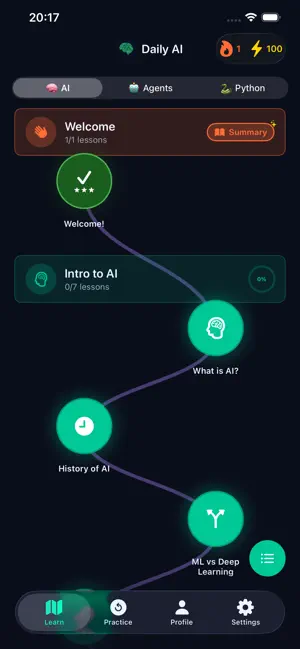 Learn AI & Machine Learning screenshot 1
