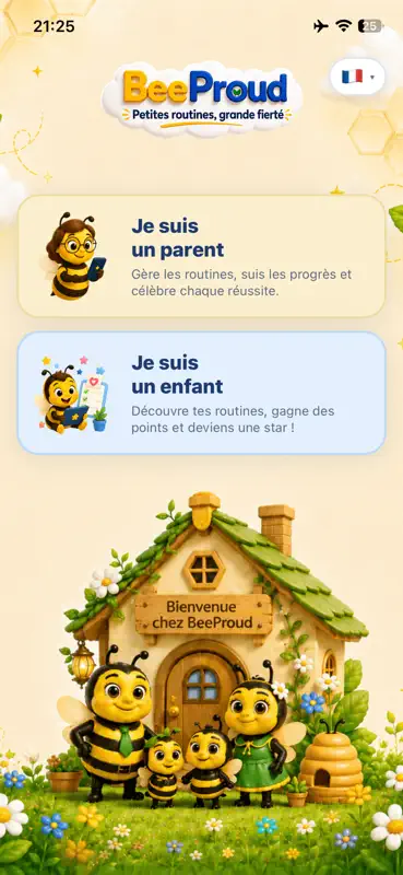 BeeProud - Routine pour enfant screenshot 1 of 10