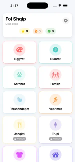Fol Shqip iPhone screenshot 2
